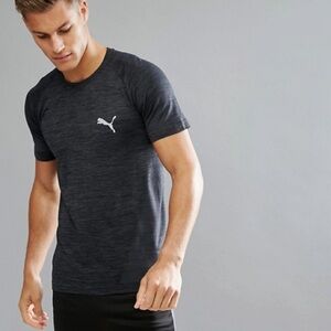 •Puma• carbon evoknit dri-fit tee